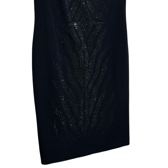 CACHE’ - SIZE 12 - DARK NAVY & SWAROVSKI STONES - VERY FITTED - GREAT COND - S - Picture 5 of 14